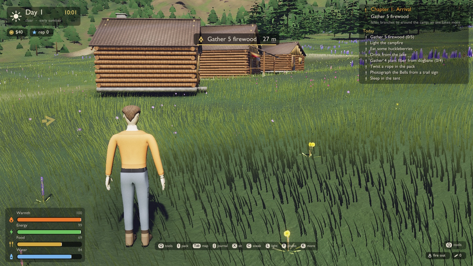 The trailhead and its people